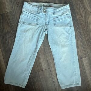 BONGO Women's High Rise Light Blue Jeans